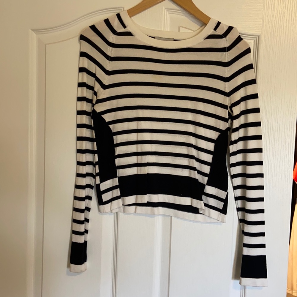 Striped long sleeve sweater XS